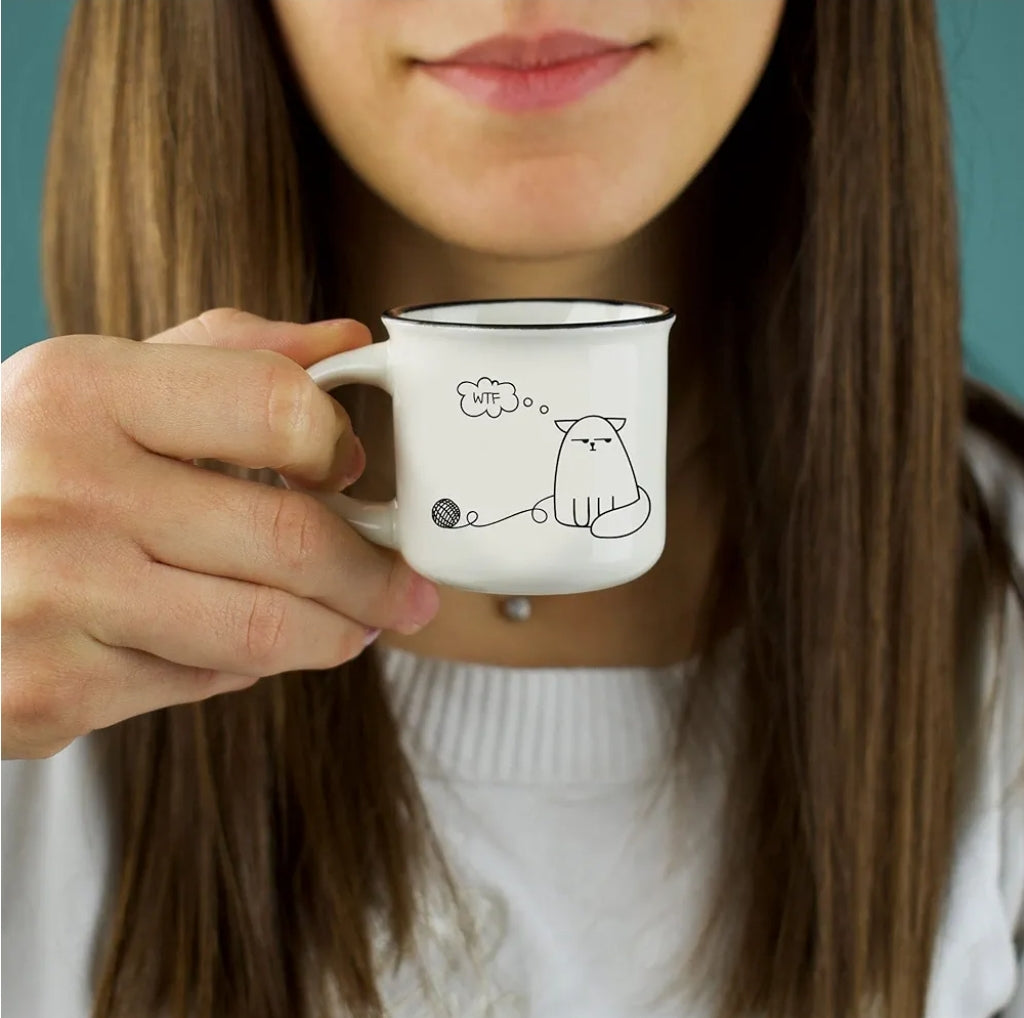 Conjunto 2 Chávenas Café Cão e Gato Legami