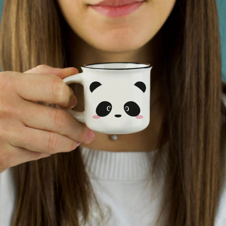 Conjunto 2 Chávenas de Café Panda Legami