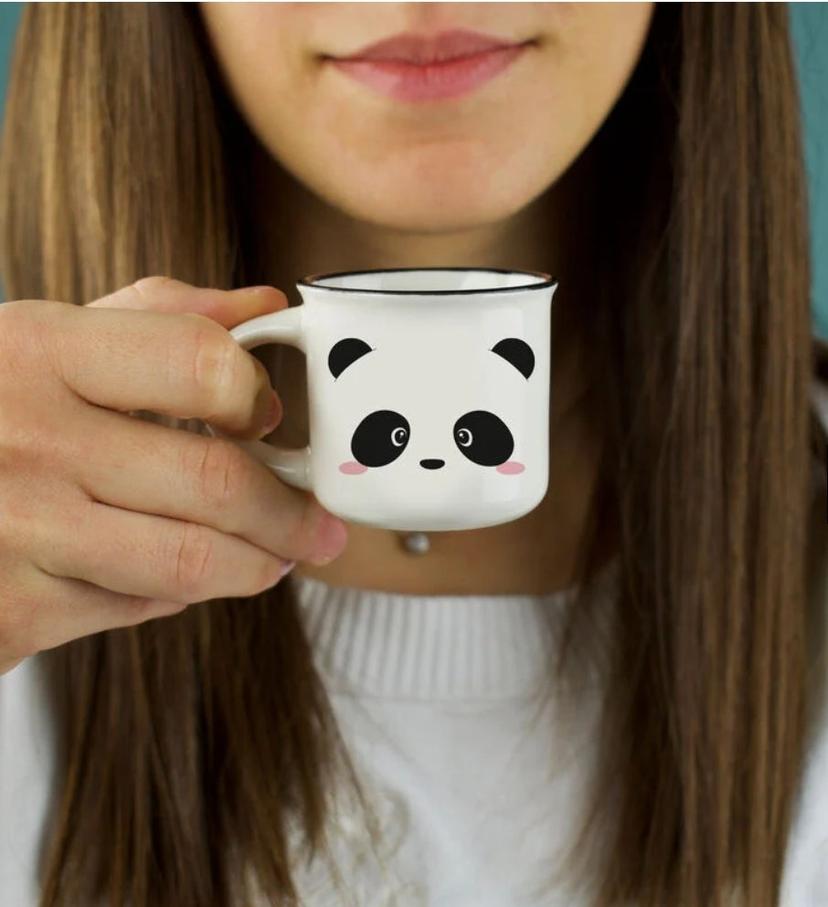 Conjunto 2 Chávenas de Café Panda Legami