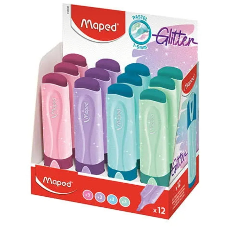 Sublinhador com Glitter Verde