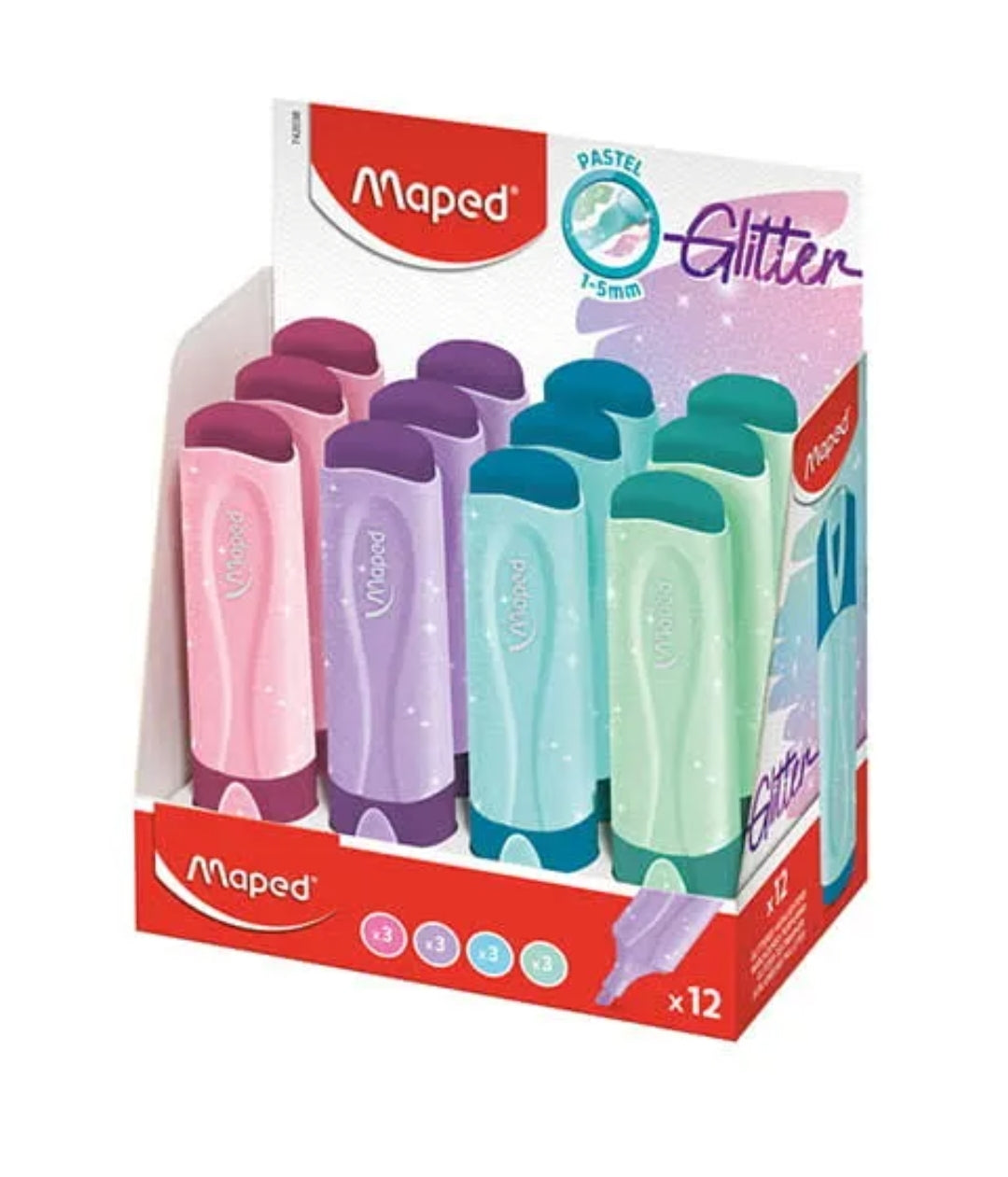 Sublinhador com Glitter Verde