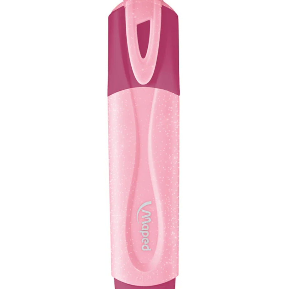 Sublinhador com Glitter Rosa