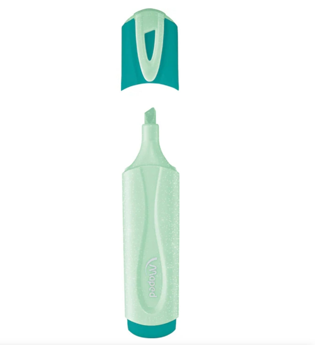 Sublinhador com Glitter Verde