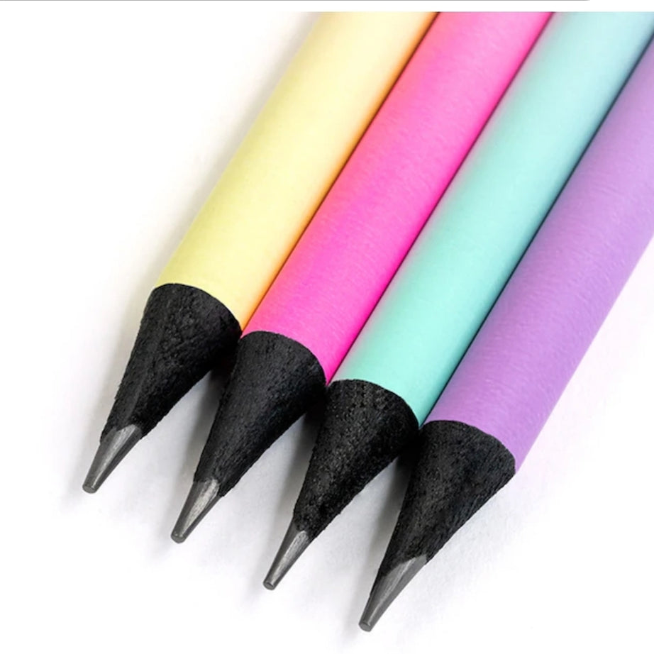 Lápis HB Milan Sunset Grafite Preto e Borracha