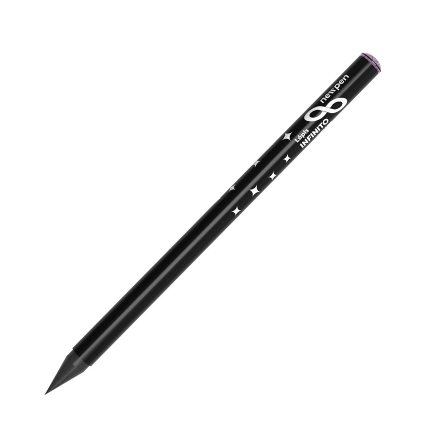 Lápis Infinito Diamante Preto/Lilás Newpen