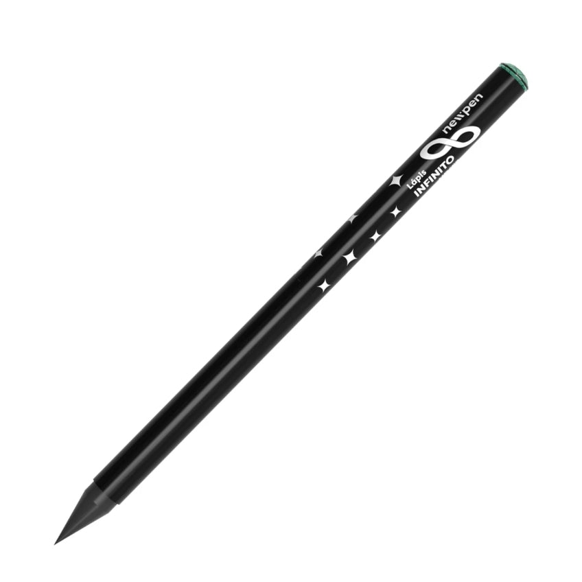 Lápis Infinito Diamante Preto/Verde Newpen