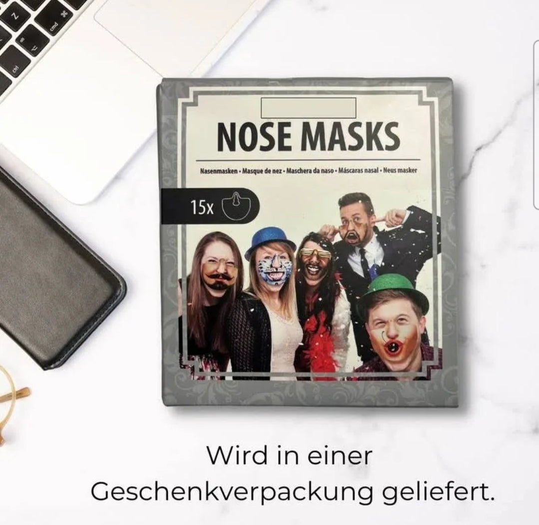 Conjunto 15 Máscaras Nariz Divertidas
