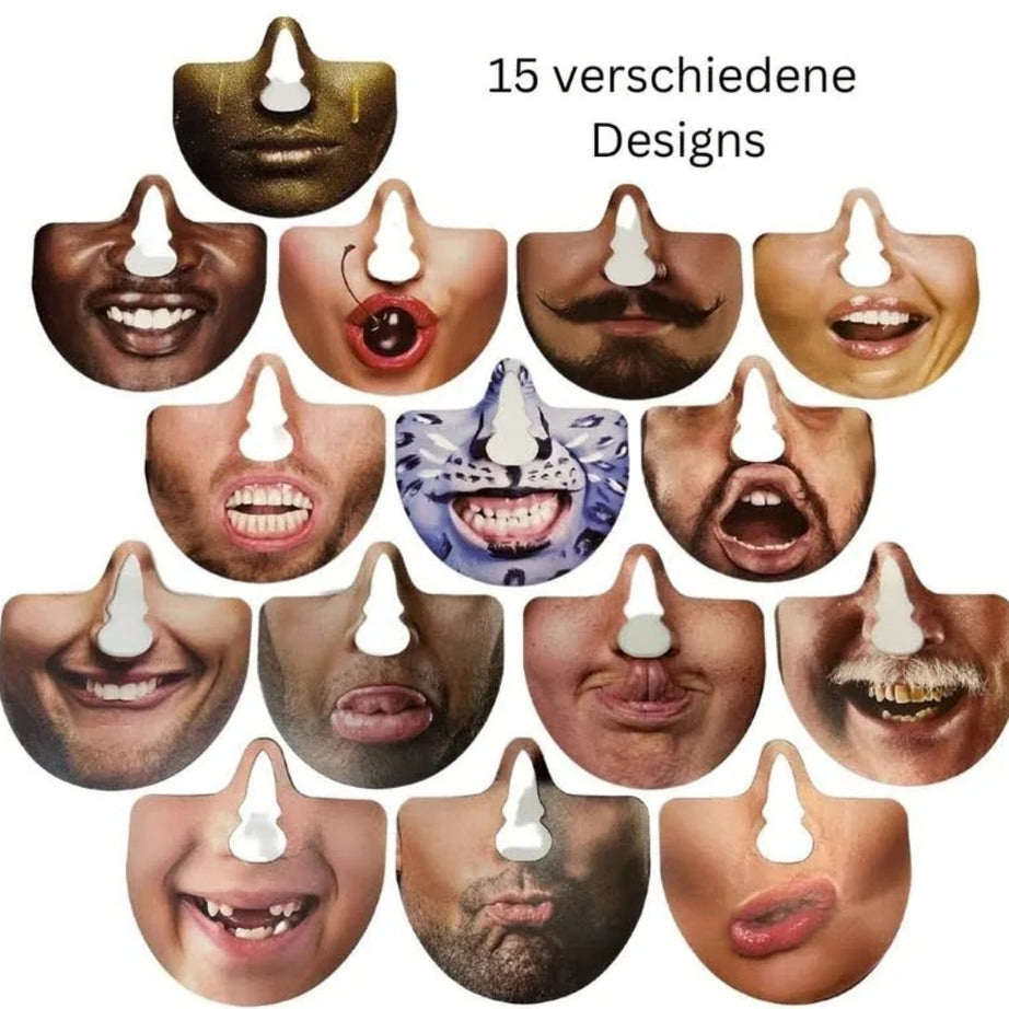 Conjunto 15 Máscaras Nariz Divertidas