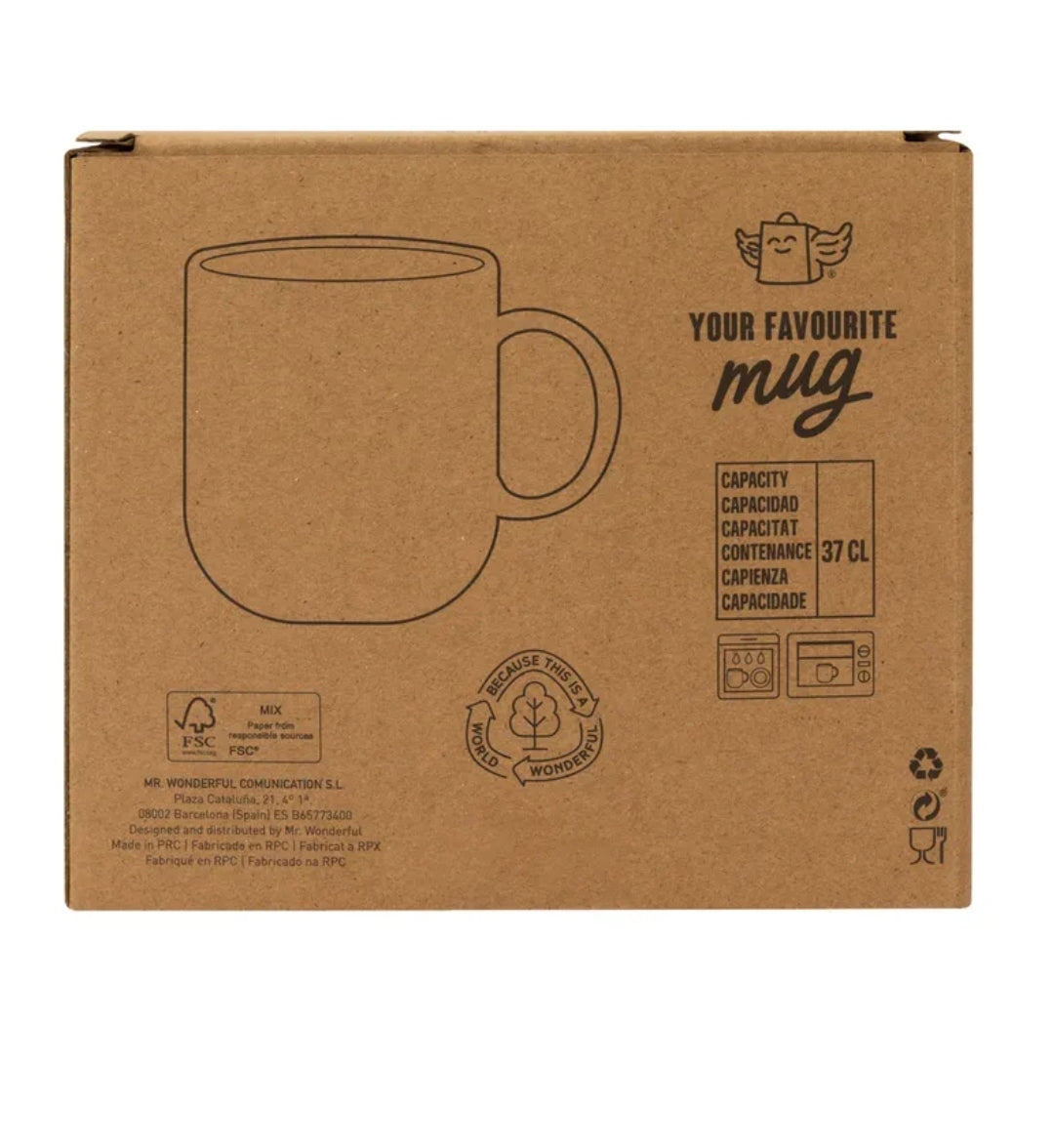 Caneca mr.Wonderful Departamento de Problemas Fechado para Férias