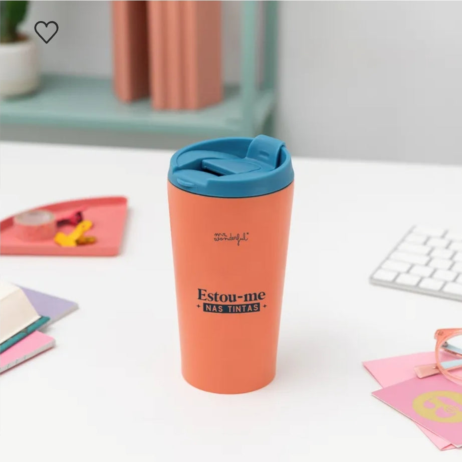 Copo Térmico mr. Wonderful - Estou-me nas tintas