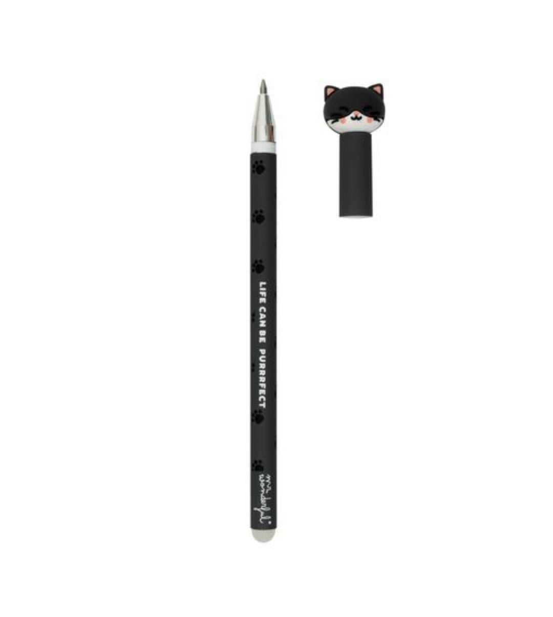 Caneta que Apaga Mr. Wonderful - Gato Life Can be Purrrfect