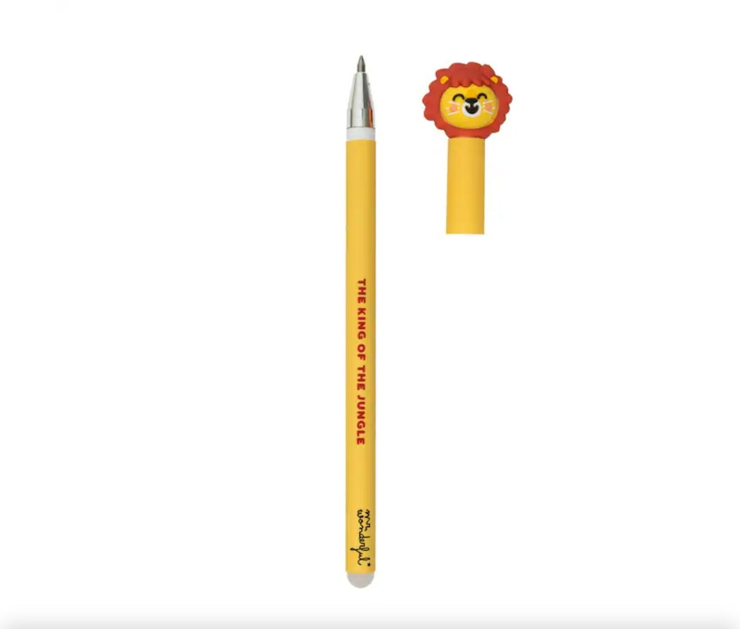 Caneta que Apaga Mr. Wonderful - Leão The king of The Jungle