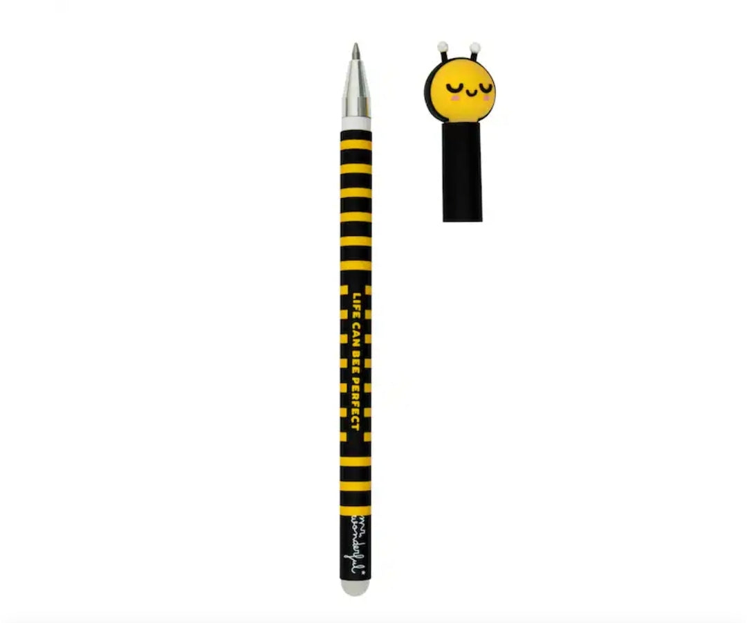 Caneta que Apaga Mr. Wonderful - Abelha Life Can Bee Perfect