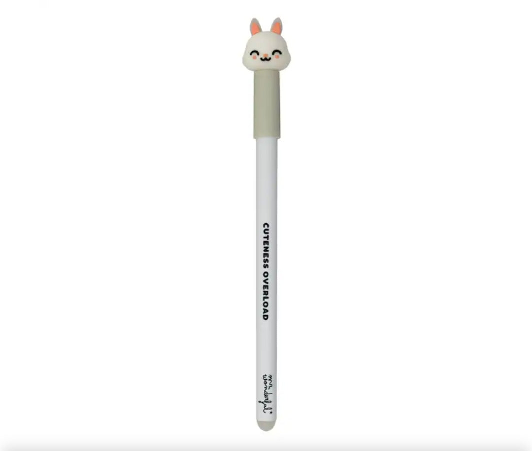 Caneta que Apaga Mr. Wonderful - Coelho Cuteness Overload