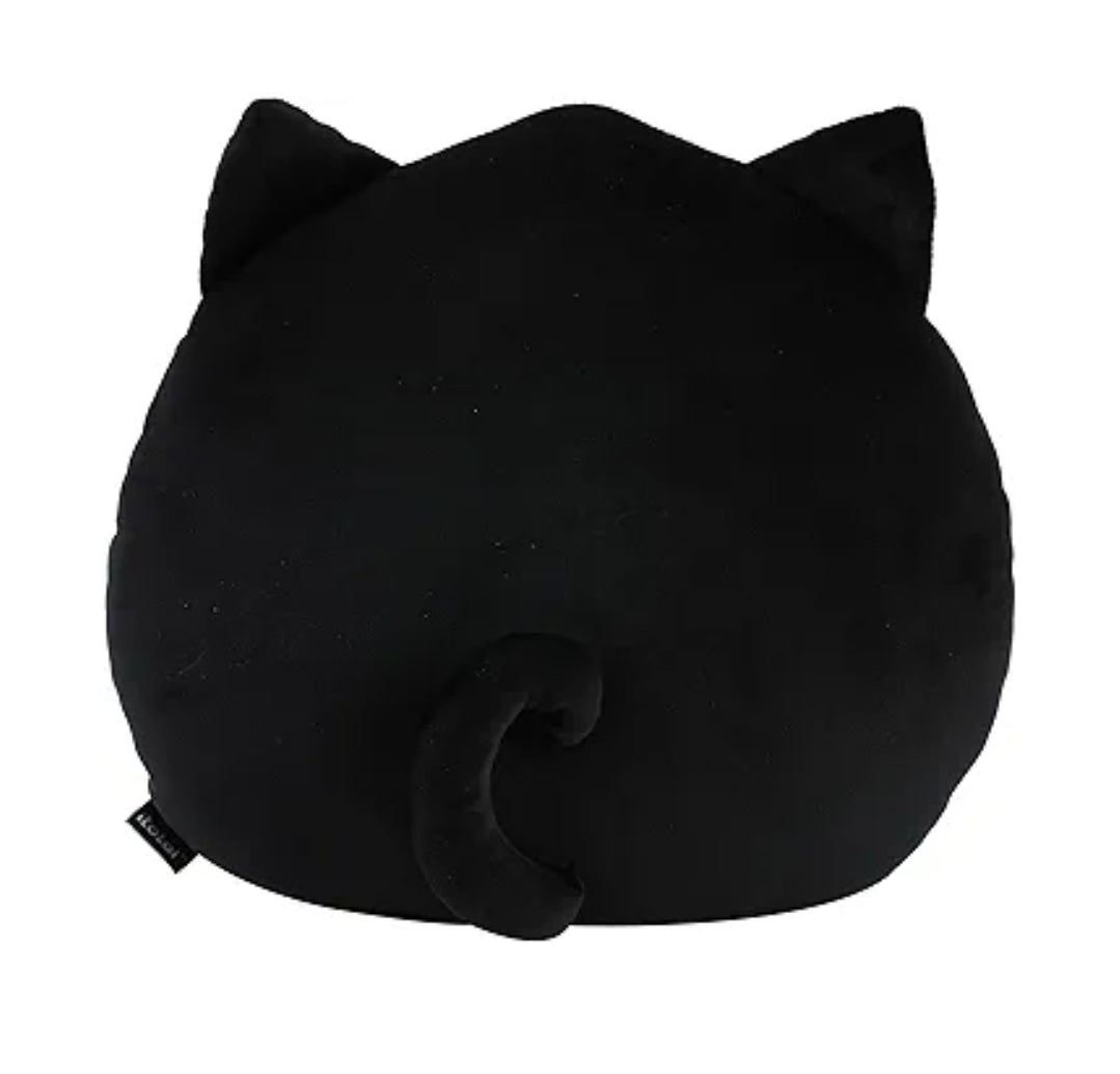 Peluche Almofada Grande Gatinho Preto