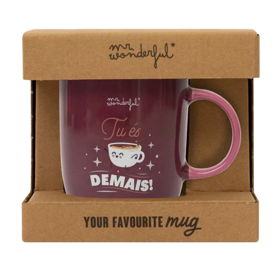 Caneca mr.Wonderful "Tu és Demais"