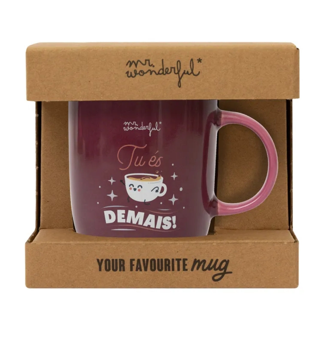 Caneca mr.Wonderful "Tu és Demais"