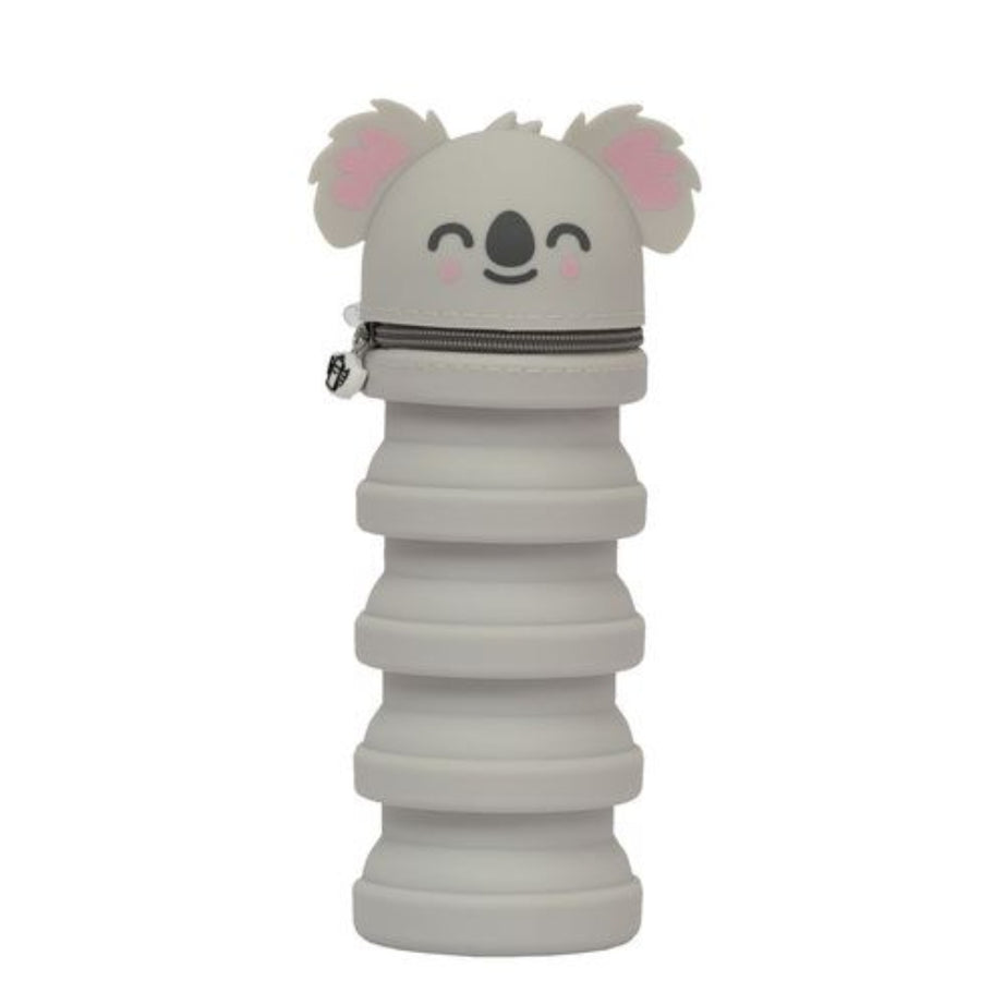 Estojo Extensível em Silicone Koala Mr. Wonderful com 6 Canetas Bo-Bo Apagáveis