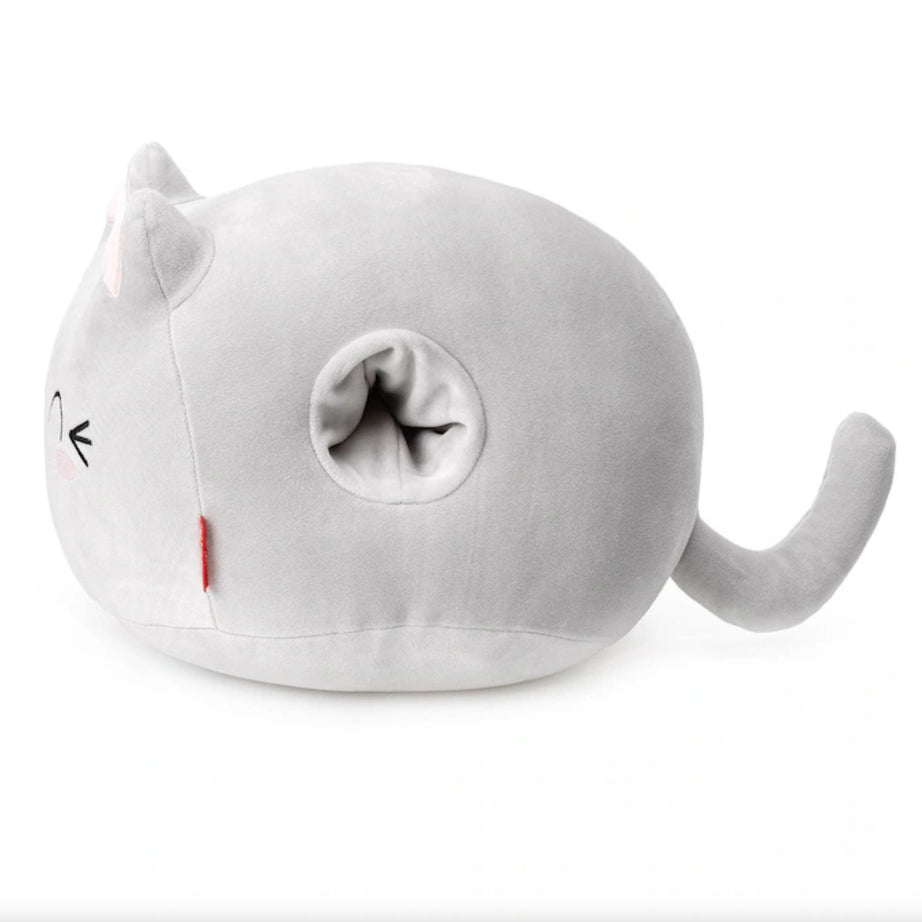 Gatinho Almofada/Peluche Legami com Espaço para Aquecer as Mãos