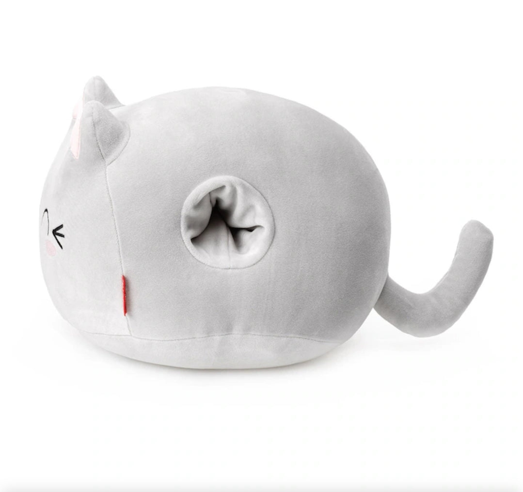 Gatinho Almofada/Peluche Legami com Espaço para Aquecer as Mãos