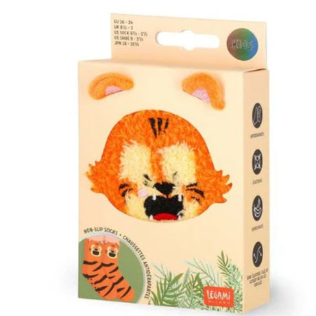 Meias Antiderrapante Legami Tigre - Tamanho 26-34