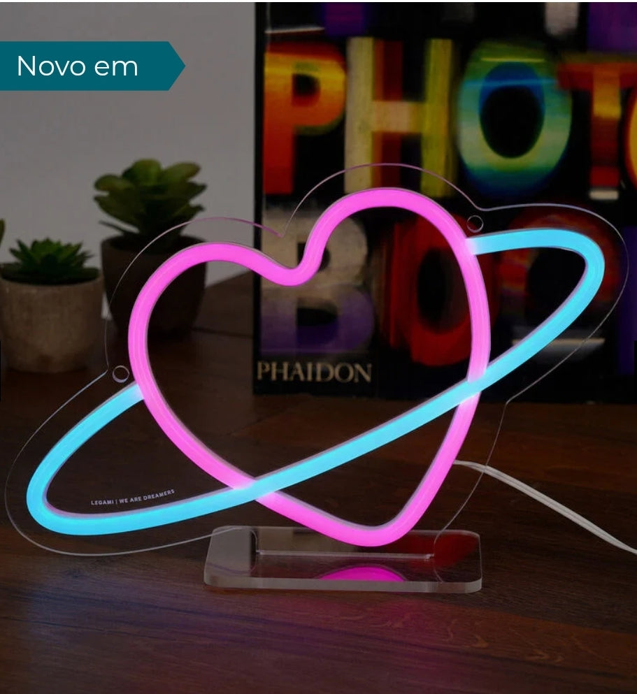 Lâmpada Led Efeito Neon - É um Sinal Legami