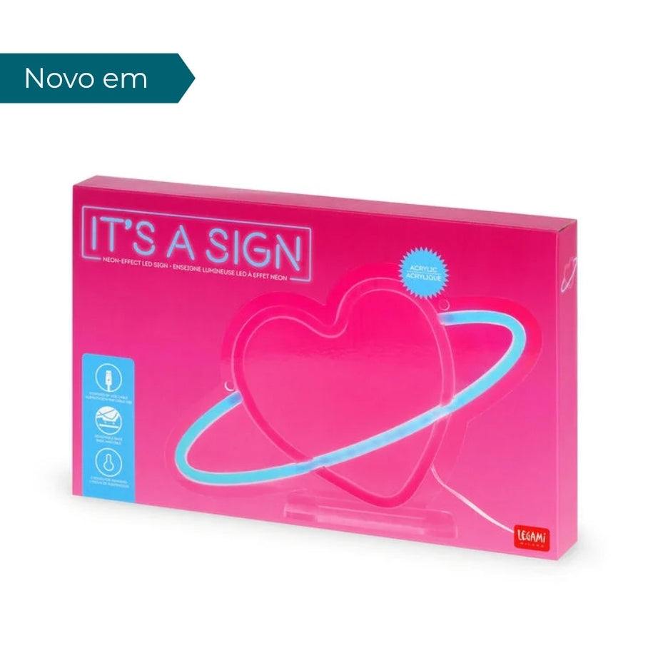 Lâmpada Led Efeito Neon - É um Sinal Legami