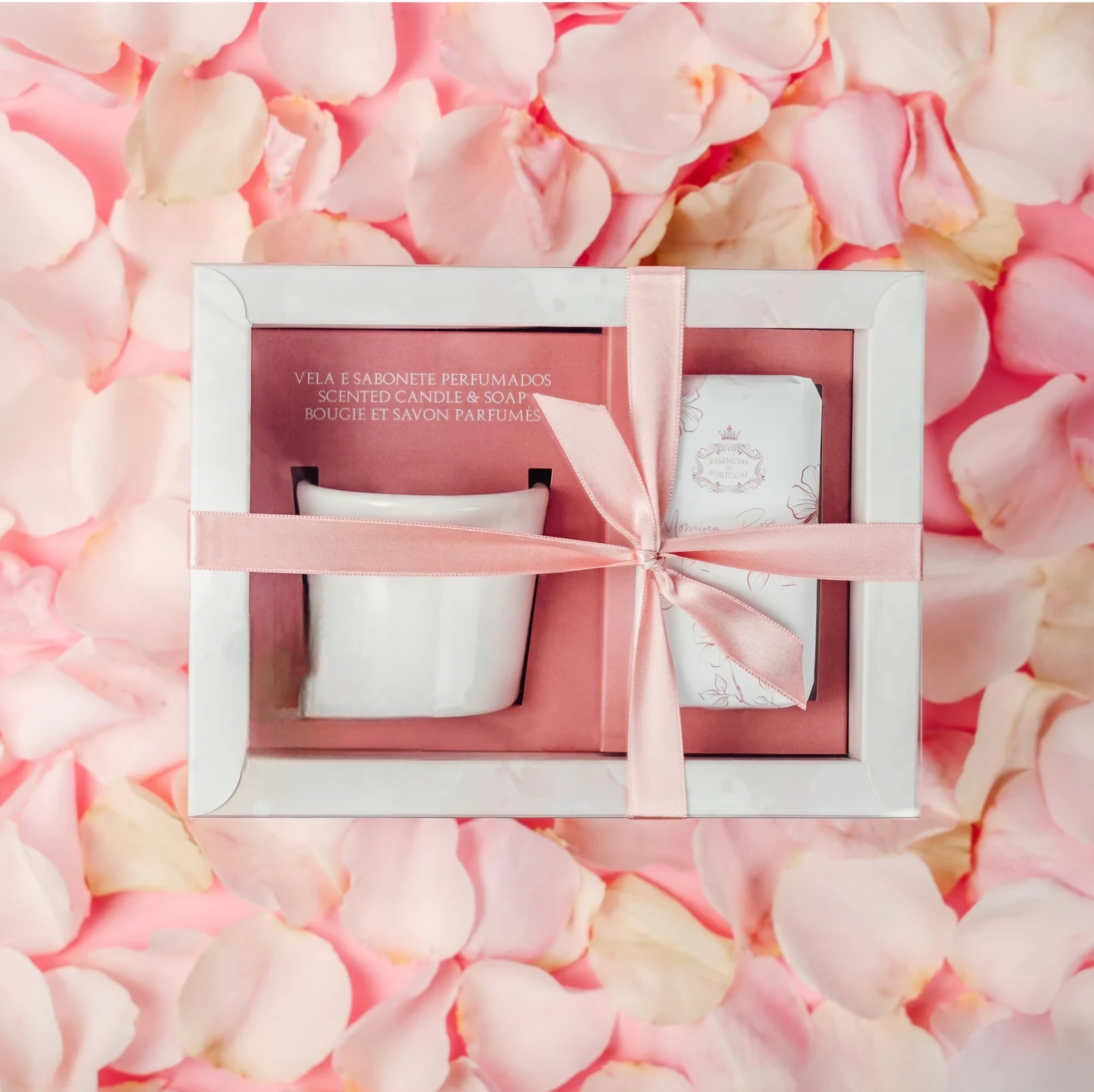 Pack Morning Rose Vela + Sabonete