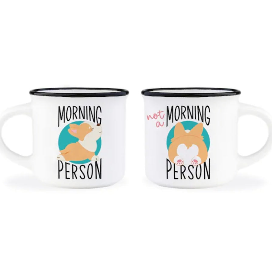 Conjunto 2 Chávenas Café Corgi Legami