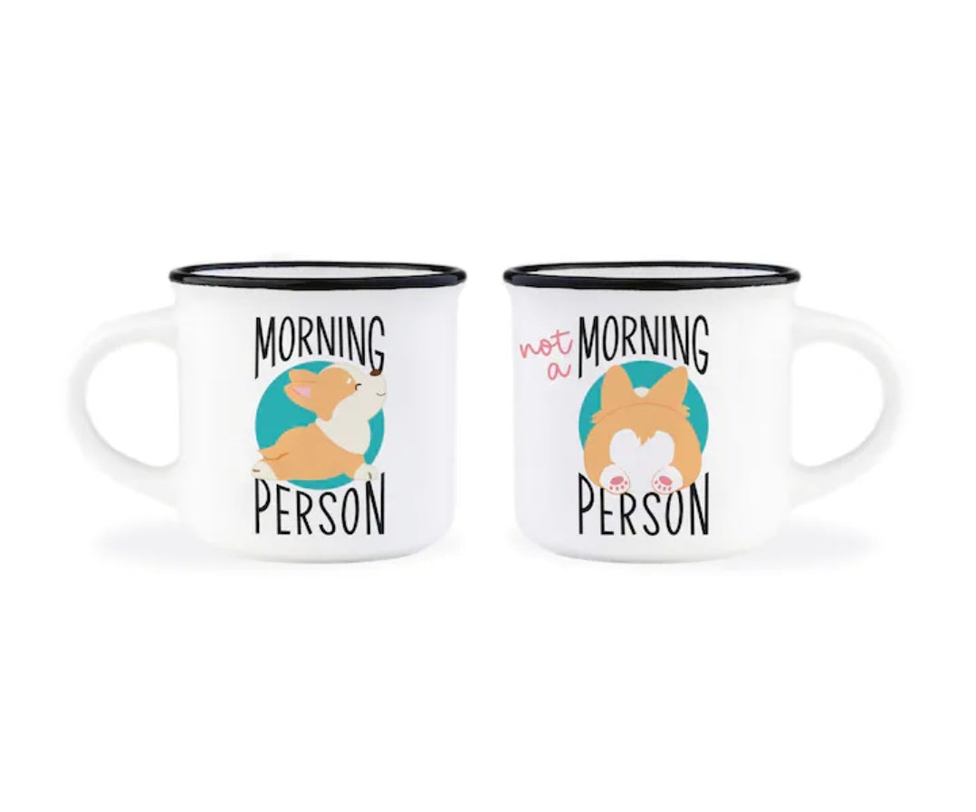 Conjunto 2 Chávenas Café Corgi Legami