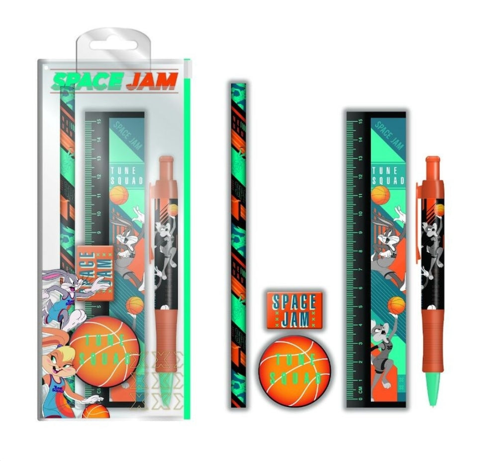 Conjunto Papelaria Space Jam