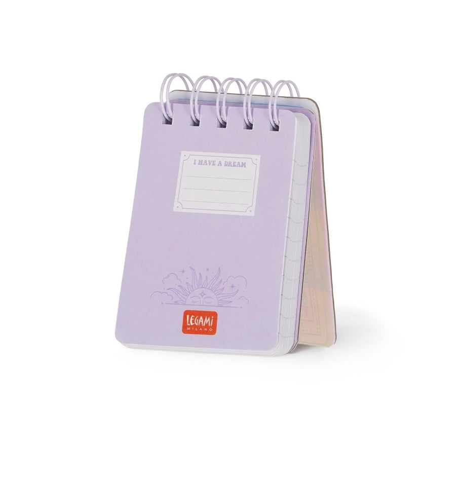 Bloco Notas Espiral Irisdescente Legami