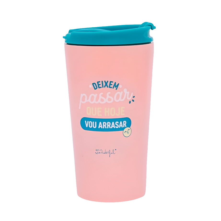 Copo Térmico mr.Wonderful Deixem Passar Que eu Hoje Vou Arrasar