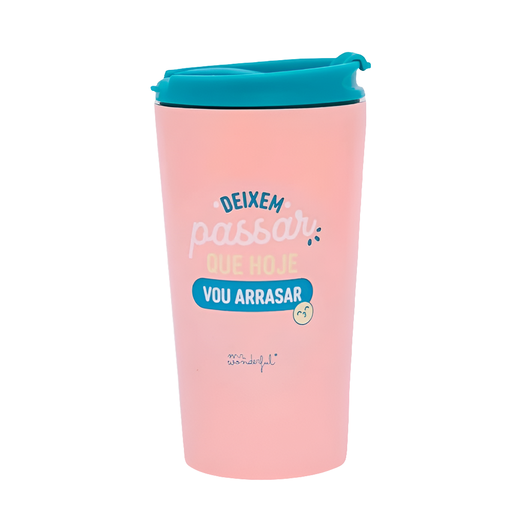 Copo Térmico mr.Wonderful Deixem Passar Que eu Hoje Vou Arrasar