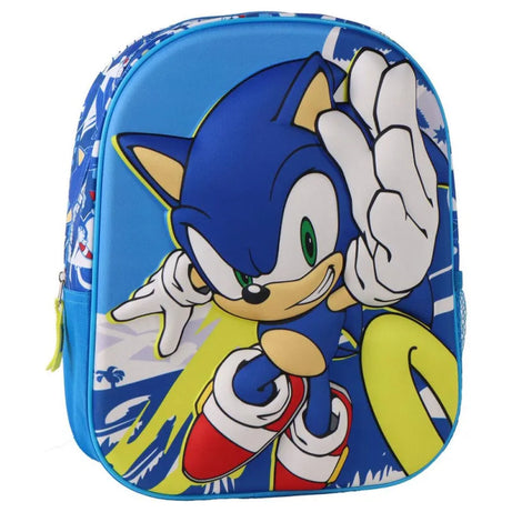 Mochila Pré-Escolar Sonic 3D
