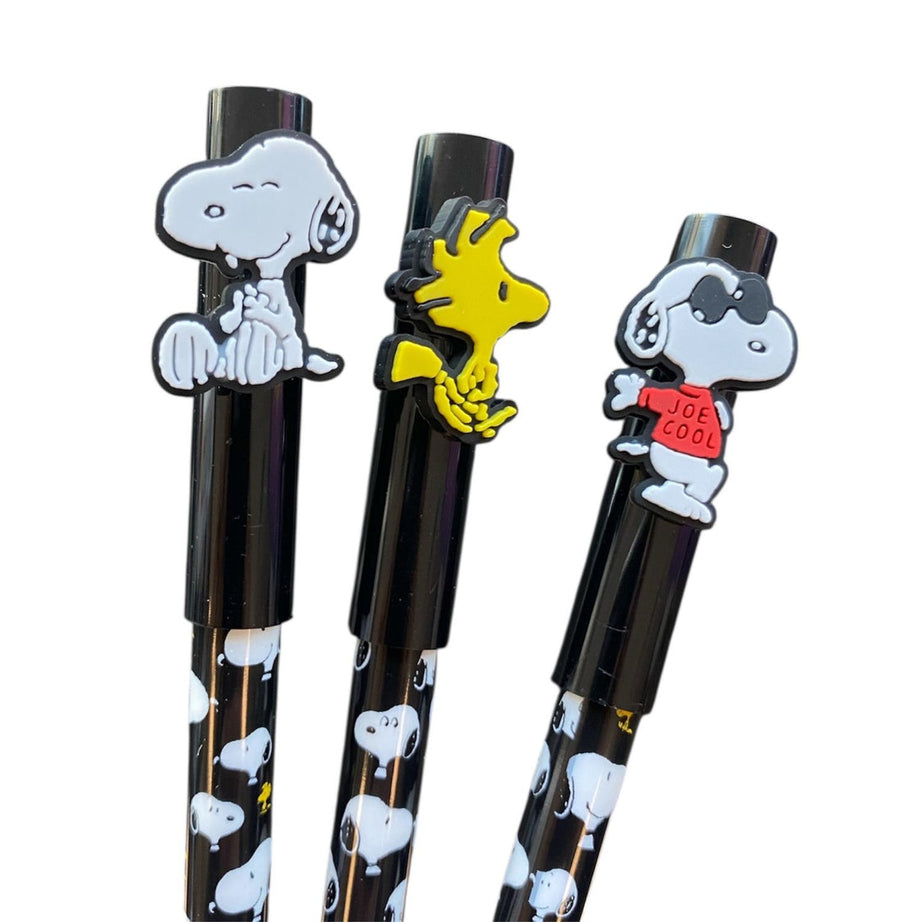 Conjunto 3 Canetas Snoopy