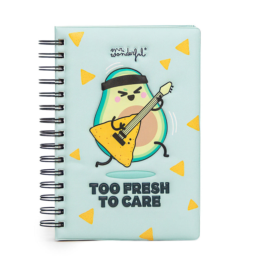 Caderno A5 Abacate 3D Squishy Mr.Wonderful