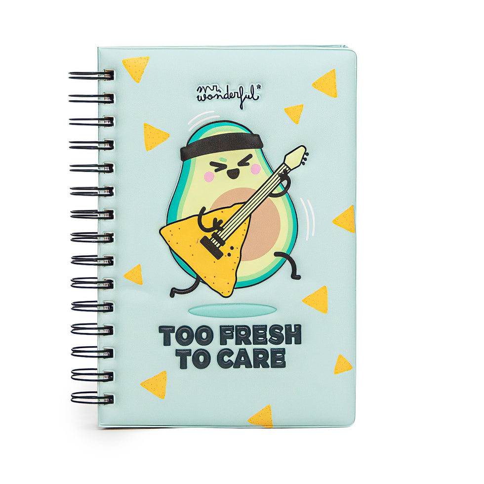 Caderno A5 Abacate 3D Squishy Mr.Wonderful