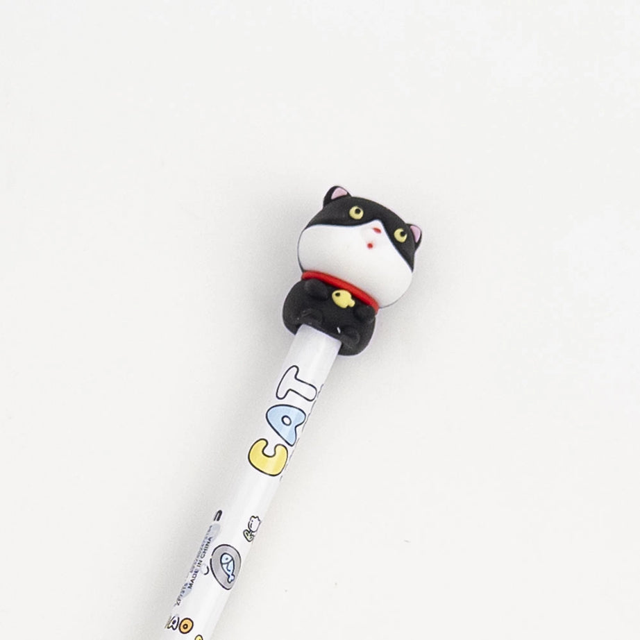 Lápis com Borracha Gato Preto