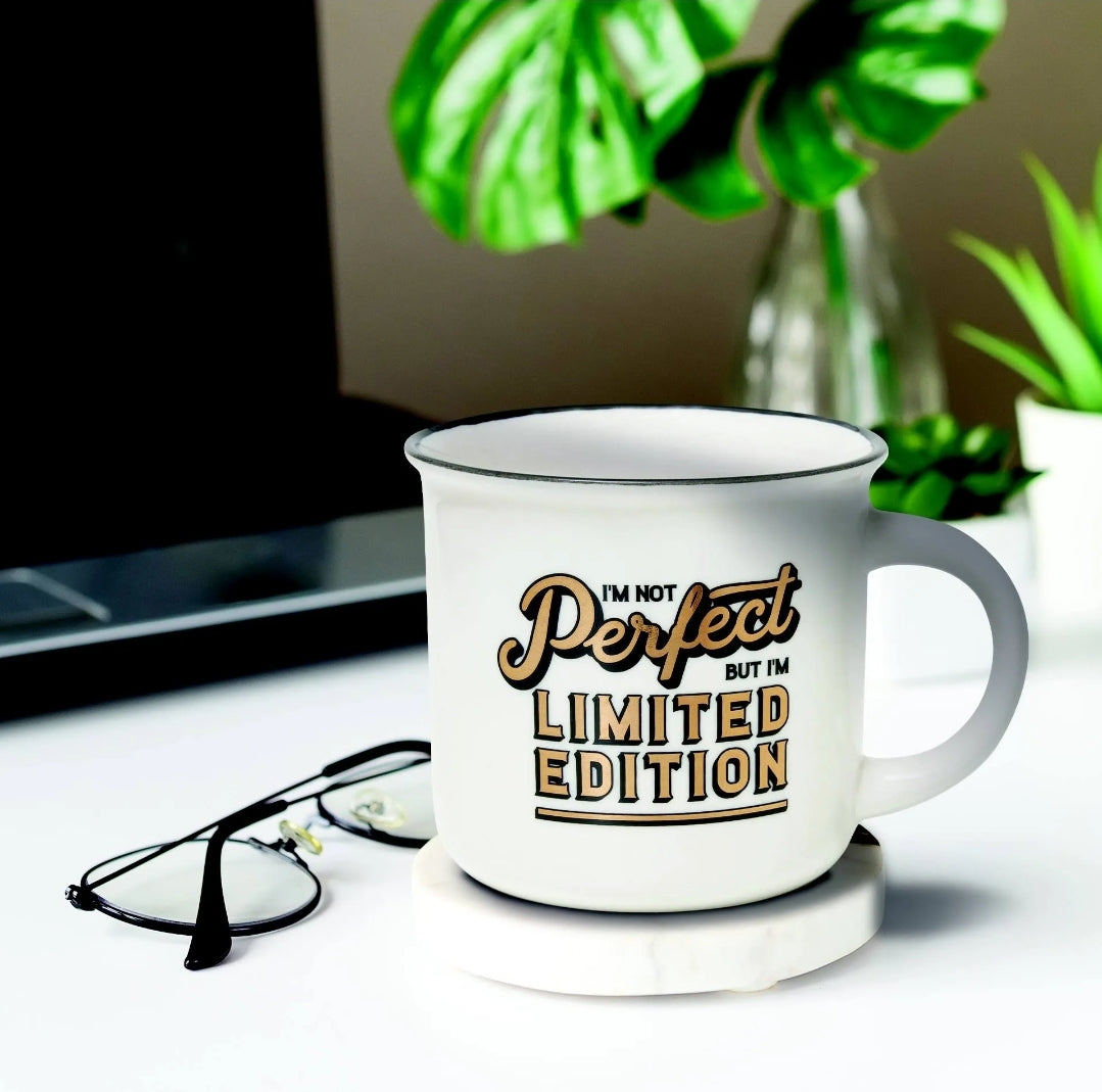 Caneca I'm Not Perfect But I'm Limited Edition Legami