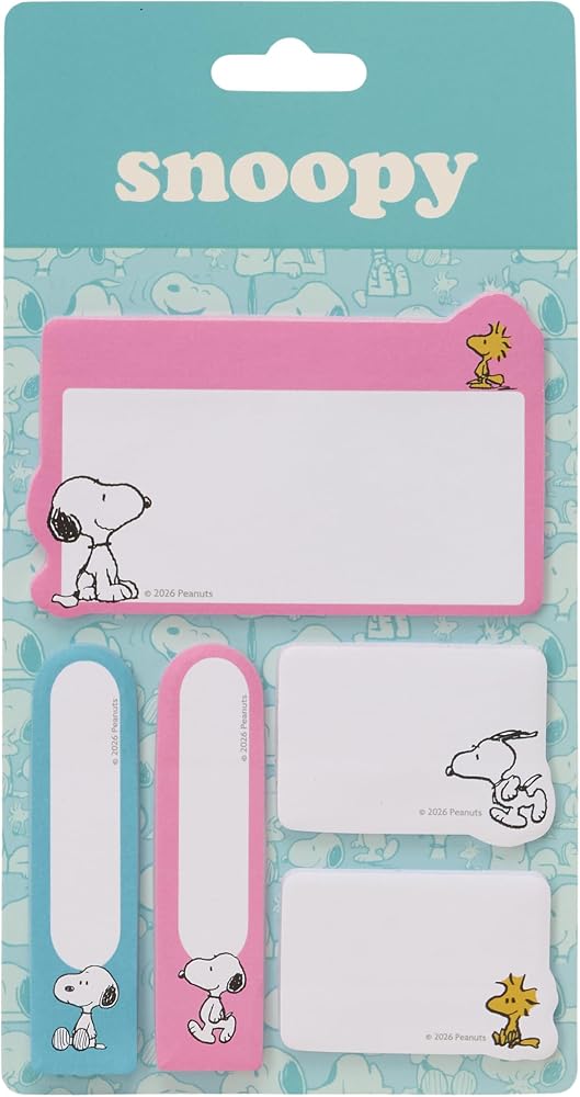 Conjunto Post Its Snoopy
