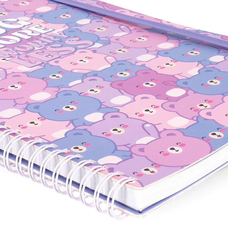 Caderno A4 Pautado Espiral Ursinho Legami