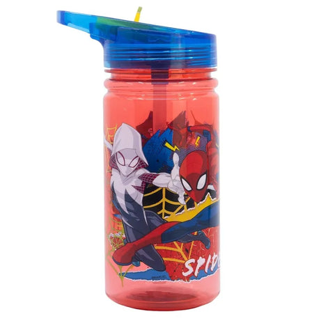 Garrafa Homem Aranha com Palhinha