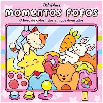 Livro Colorir "Momentos Fofos" - Estilo Bobbie Goods