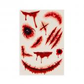 Brevemente - Conjunto Tatuagens Cara e Corpo Halloween Legami