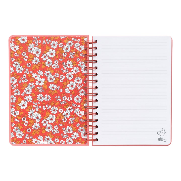 Caderno A5 em Espiral Pautado Snoopy Love Yourself
