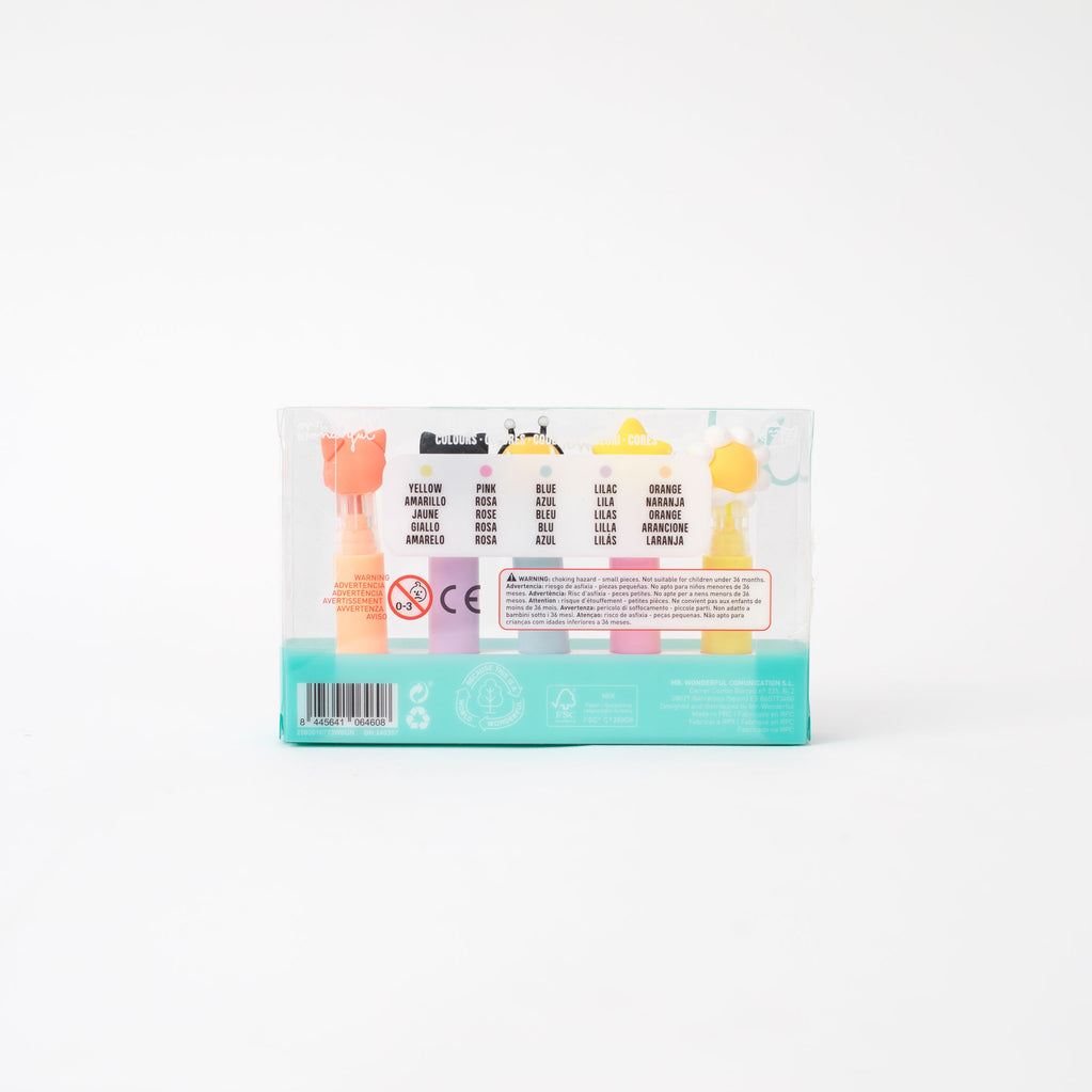 Conjunto 5 Sublinhadores Mr.Wonderful