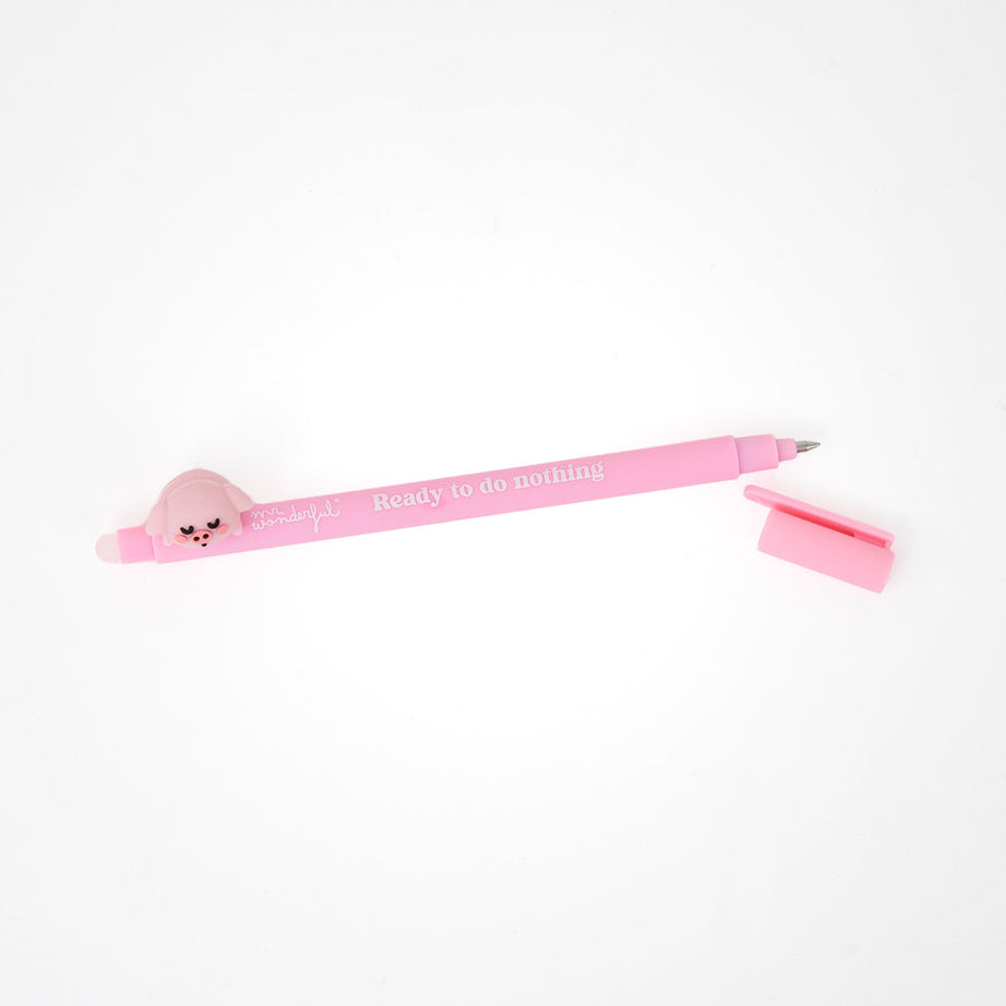 Caneta Apagável Porquinho Lazy "Ready to do nothing" Mr.Wonderful