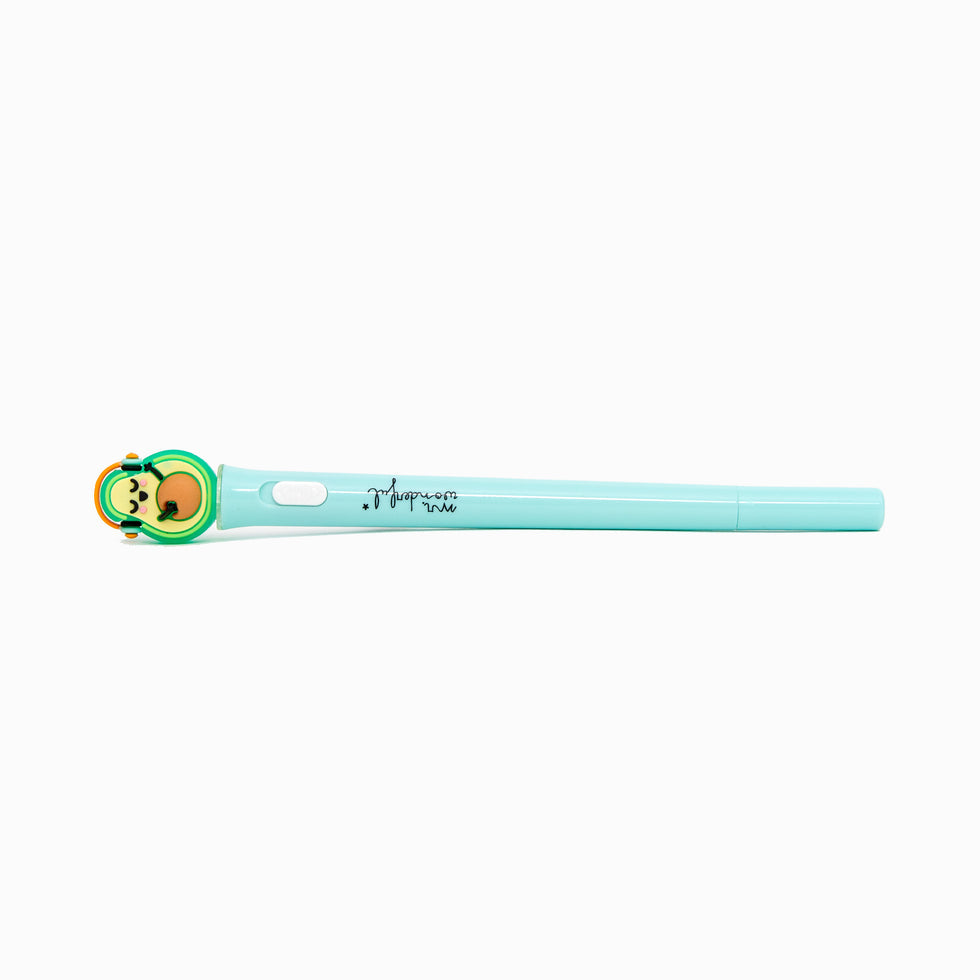 Caneta com Luz Abacate Mr.Wonderful