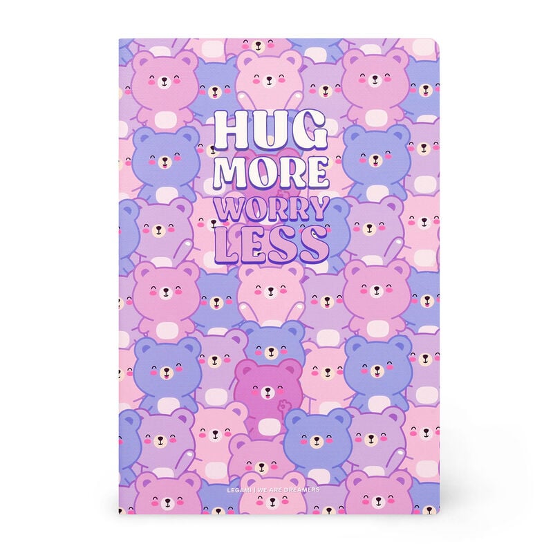 Caderno A6 Pautado Ursinho Legami